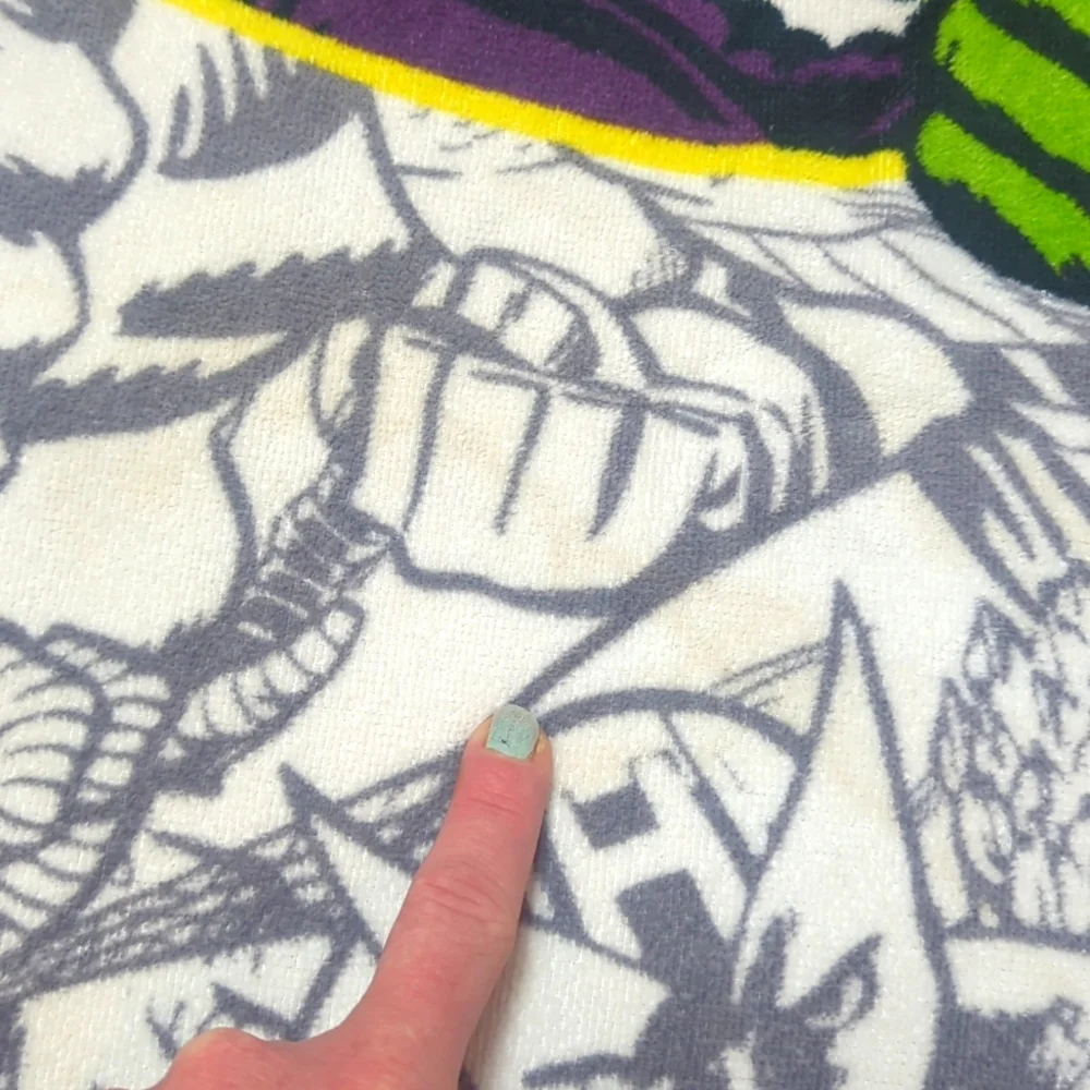 Marvel Comics Advengers Kids Beach Bath Towel - Hulk, Capt. America, Spiderman